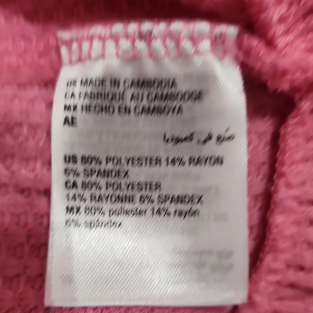 EPIC THREADS Ribbed Pink Tiered Dress